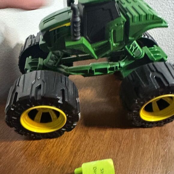 Green and Yellow Monster tracker Truck Toy - Picture 4 of 7